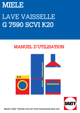 Miele G 4932 SCU Manuel utilisateur