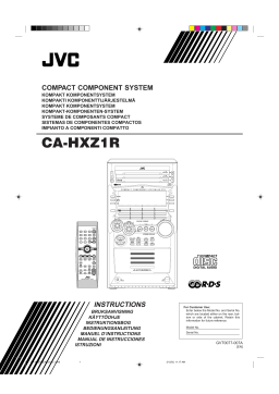 JVC CA-HXZ1R Manuel utilisateur