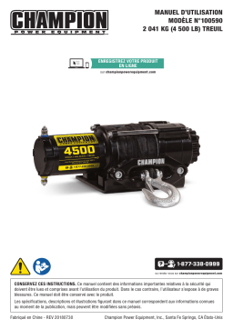 Champion Power Equipment 100590 Manuel utilisateur