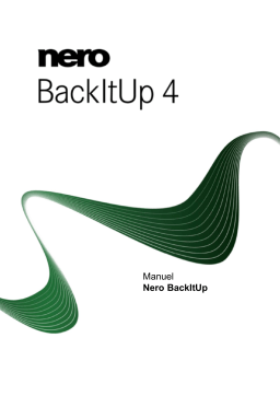 Nero BackItUp 4 Manuel utilisateur