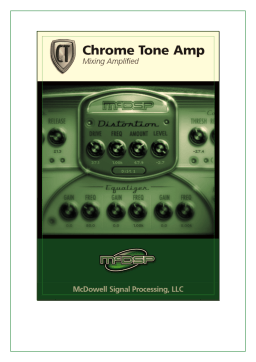 Roland CHROME TONE AMP Manuel utilisateur