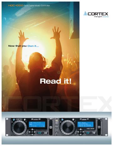 Manuel du propriétaire | Cortex HDC-I000 Manuel utilisateur | Fixfr