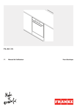 Whirlpool FSM 86 HE XS Manuel utilisateur