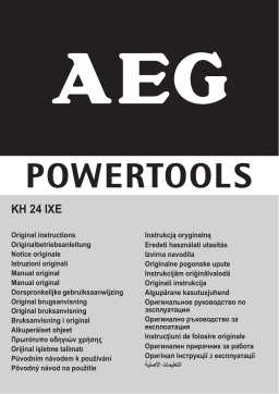 AEG Powertools KH24XE8KIT1 Manuel utilisateur