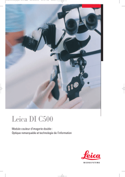 Leica DI C500 Manuel utilisateur