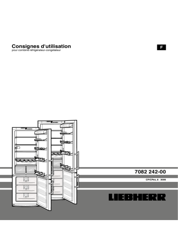 Manuel du propriétaire | Liebherr cp 4056 Manuel utilisateur | Fixfr