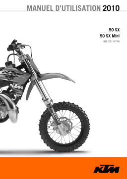 KTM 50 SX Manuel utilisateur