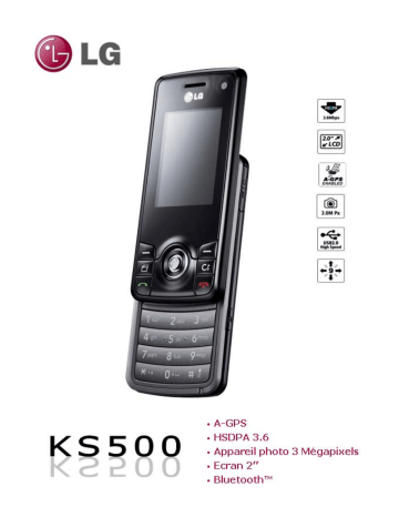 LG KS500 spécification | Fixfr