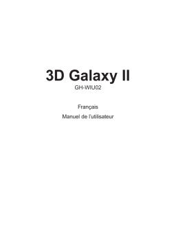Gigabyte 3D Galaxy II Manuel utilisateur