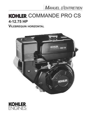 Manuel du propriétaire | Kohler CS4 Manuel utilisateur | Fixfr