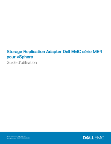 EMC PowerVault ME412 Expansion | EMC PowerVault ME4024 | Dell EMC PowerVault ME4084 storage Manuel utilisateur | Fixfr