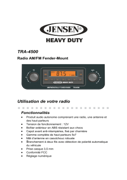 Voyager TRA4500 Manuel utilisateur