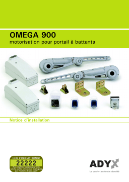 ADYX OMEGA 900 Manuel utilisateur