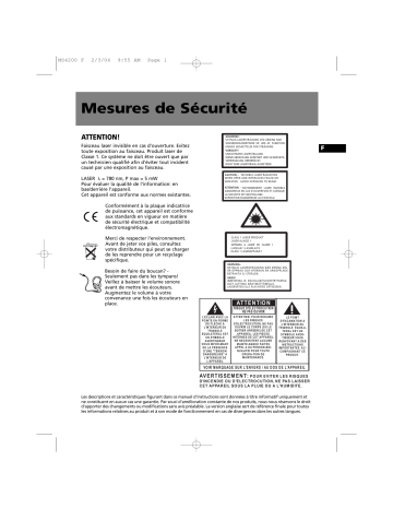 Manuel du propriétaire | Thomson MS4200 Manuel utilisateur | Fixfr