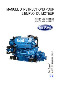 Solé Diesel MINI-17 Engine Manuel utilisateur