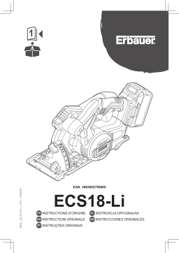 Erbauer ECS18-Li Manuel utilisateur