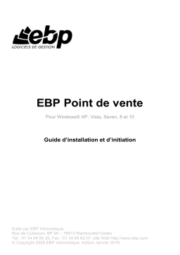 EBP Point de Vente 2016 Manuel utilisateur