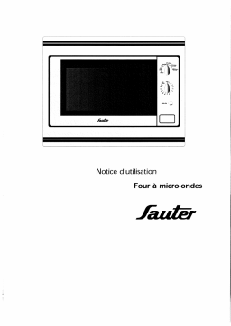 sauter SMM10BF1 Manuel utilisateur