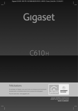 Siemens Gigaset C610H Manuel utilisateur