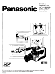 Panasonic AG-456UP Camcorder User Manual