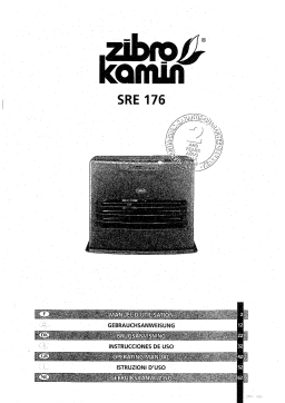 Zibro SRE 176 Chauffage Manuel utilisateur
