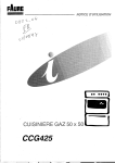 Faure CCG425C1 Manuel utilisateur