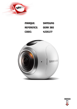 Samsung GEAR 360 Manuel utilisateur