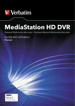 Verbatim MediaStation HD DVR Manuel utilisateur