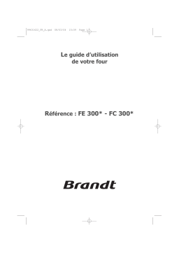 Brandt FE300BF1 Manuel utilisateur