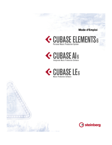 Cubase LE 6 | Cubase AI 6 | Steinberg Cubase Elements 6 Mode d'emploi | Fixfr