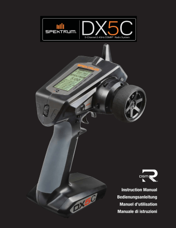 DX5CDX5C DSSR 5 CH TX | Spektrum DX5CDX5C DSMR AVC 5CH TX Manuel utilisateur | Fixfr