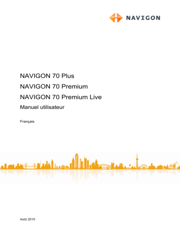 Manuel du propriétaire | Navigon 70 Premium Manuel utilisateur | Fixfr