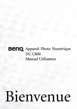 Benq Série DC DC C800 Manuel utilisateur