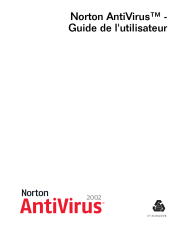 Mode d'emploi | Symantec Norton AntiVirus 2002 Manuel utilisateur | Fixfr