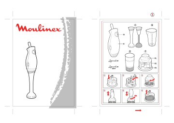 Manuel du propriétaire | Moulinex PIED MIXEUR SPIRALIO Manuel utilisateur | Fixfr