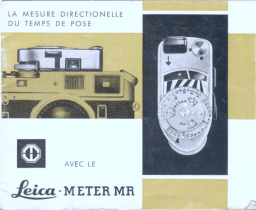 Leica METER MR Manuel utilisateur