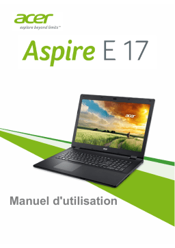 Acer Aspire E 17-E5-731G Manuel utilisateur