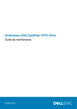 Dell OptiPlex 7070 Ultra desktop Manuel du propriétaire