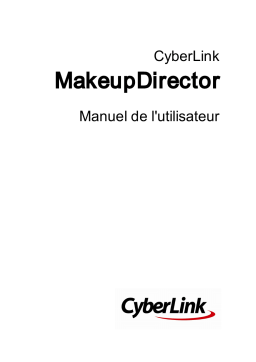 CyberLink MakeupDirector 2 Manuel utilisateur