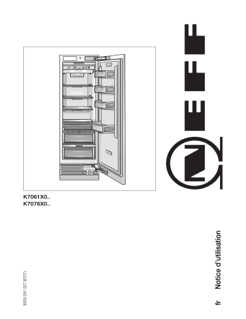 Manuel du propriétaire | Neff K7061X0 Manuel utilisateur | Fixfr