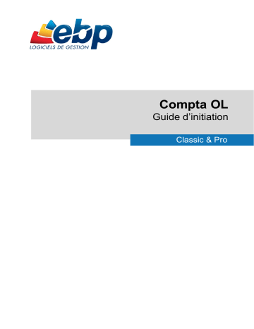 Compta Classic Open Line | Mode d'emploi | EBP Compta Pro Open Line Manuel utilisateur | Fixfr