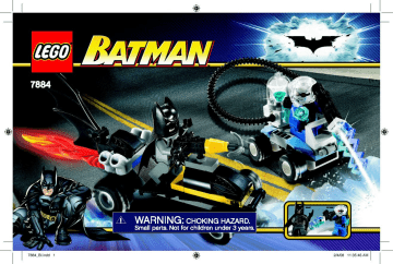 Guide d'installation | Lego 7884 Batman's Buggy: The Escape of Mr. Freeze Manuel utilisateur | Fixfr