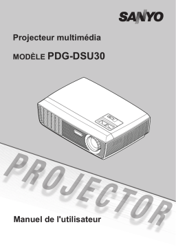 Sanyo PDG-DSU30 Manuel utilisateur