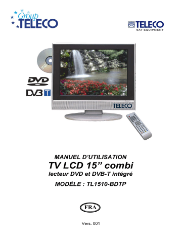 Teleco Monitor LCD 15p combi TL1510 BDTP Manuel utilisateur | Fixfr