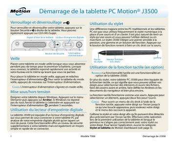 Manuel du propriétaire | Zebra J3500 Manuel utilisateur | Fixfr