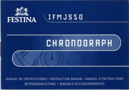 Festina IFMJS5O CHROMOGRAPH Manuel utilisateur