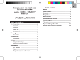 Oregon RRM902U Manuel utilisateur