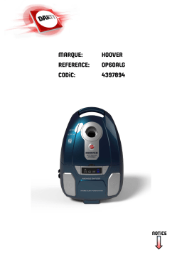 Hoover OP60ALG Manuel utilisateur