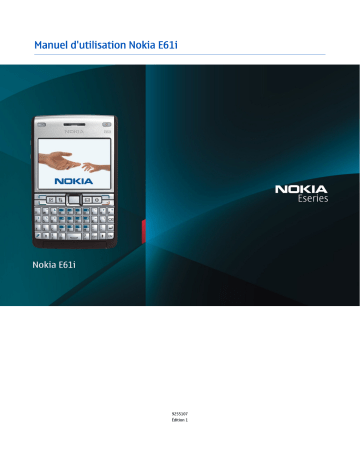 Manuel du propriétaire | Nokia E61i Manuel utilisateur | Fixfr
