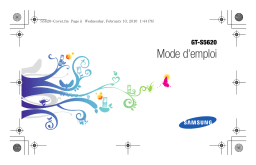 Samsung GT-S5620 Mode d'emploi